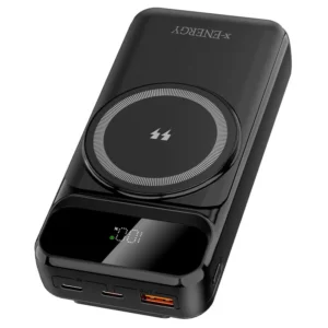 پاور بانک بی سیم فست شارژ ایکس انرژی X-827M QC3.0 PD 22.5W ظرفیت 20000 میلی آمپر ساعت